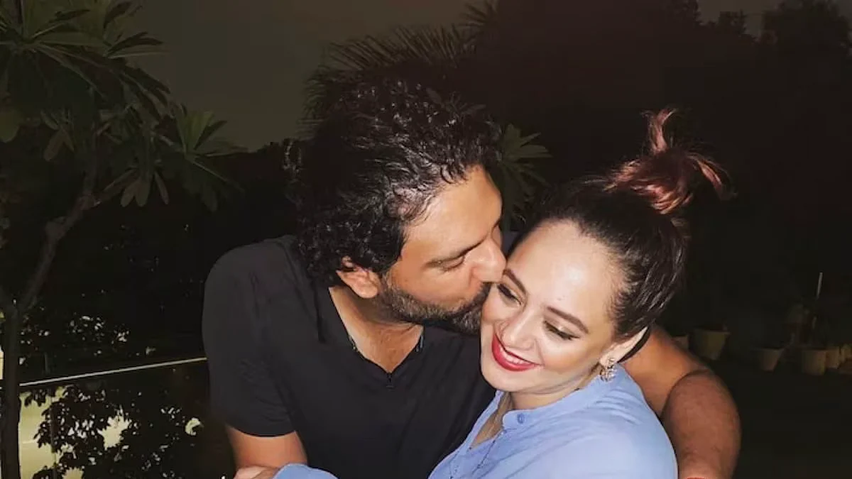 Yuvraj Singh and Hazel keech