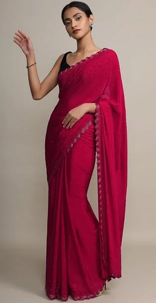 Rani pink saree Kalki fashion