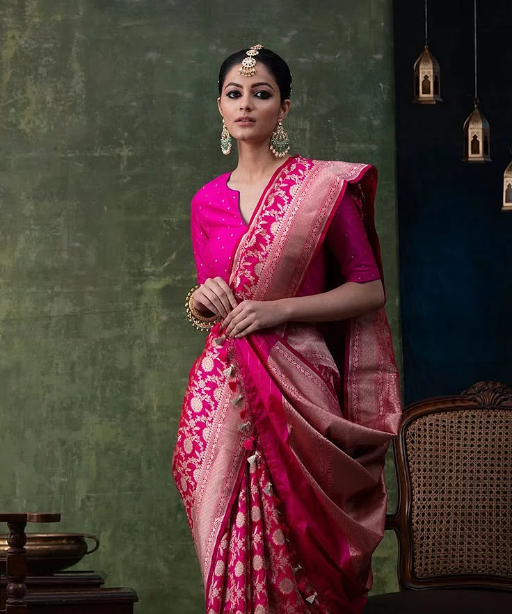 Authentic Luxurious Handcrafted Banarasi Sarees Dupattas 2