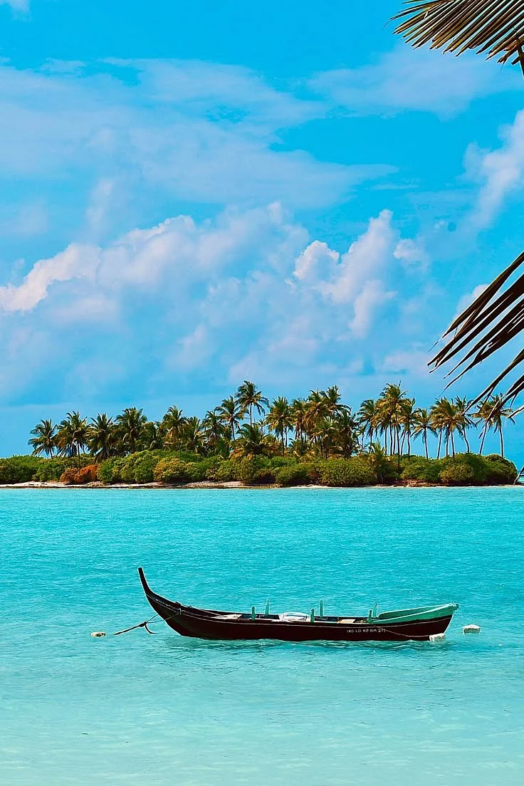 Kalpeni Island in Lakshadweep India