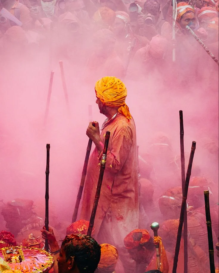 Holi celebration at Nandgaon