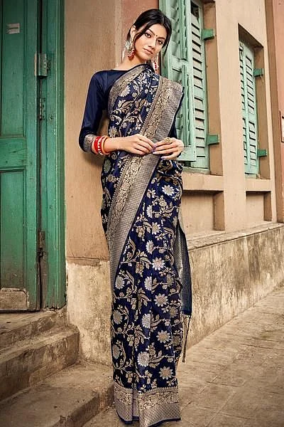Buy Banarasi Silk Saree Online in India at Karagiri
