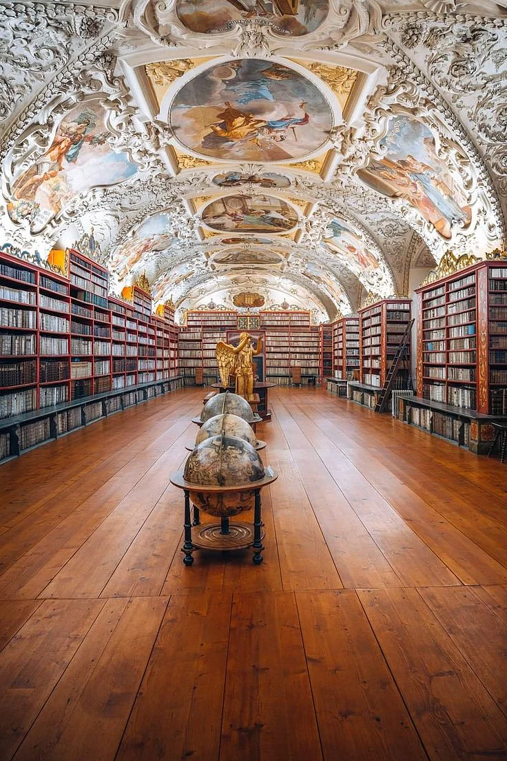 📖 Strahov Monastery Theological Hall This…