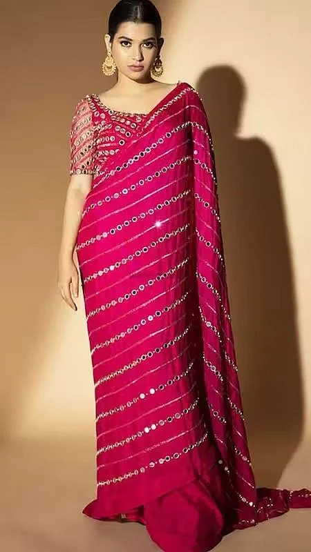 15 Super Stylish Trendy Mirror Work Blouse Designs For 2024 Elegance