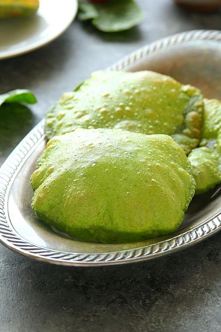 Spinach Puri
