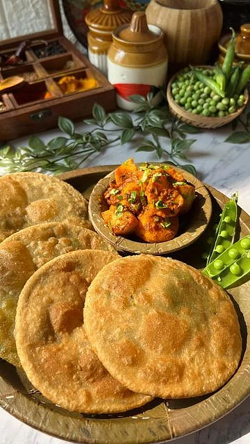 green pea puri
