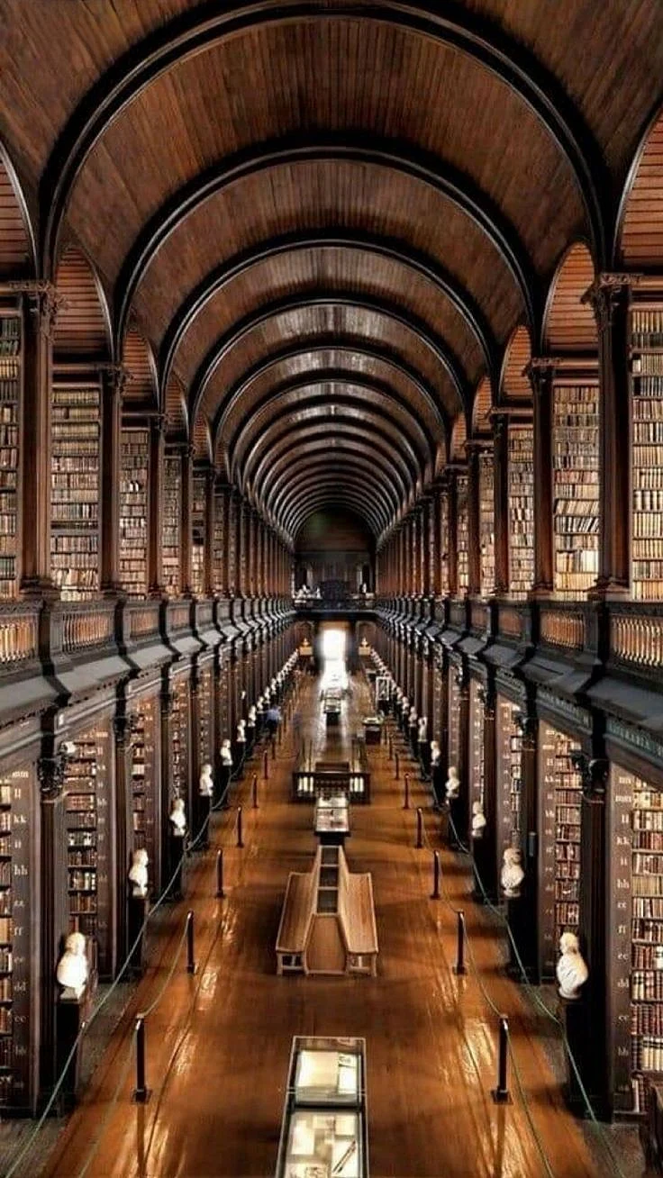 Library at Trinity College Dublin Ireland It…