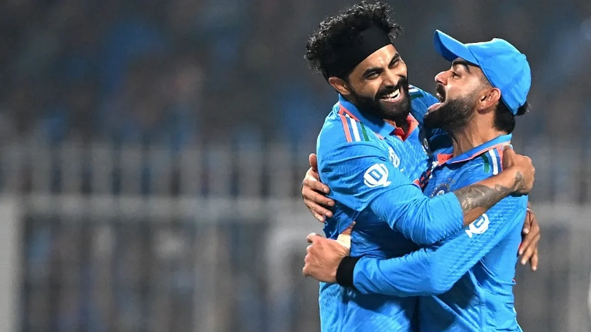 Ravindra Jadeja and Virat Kohli