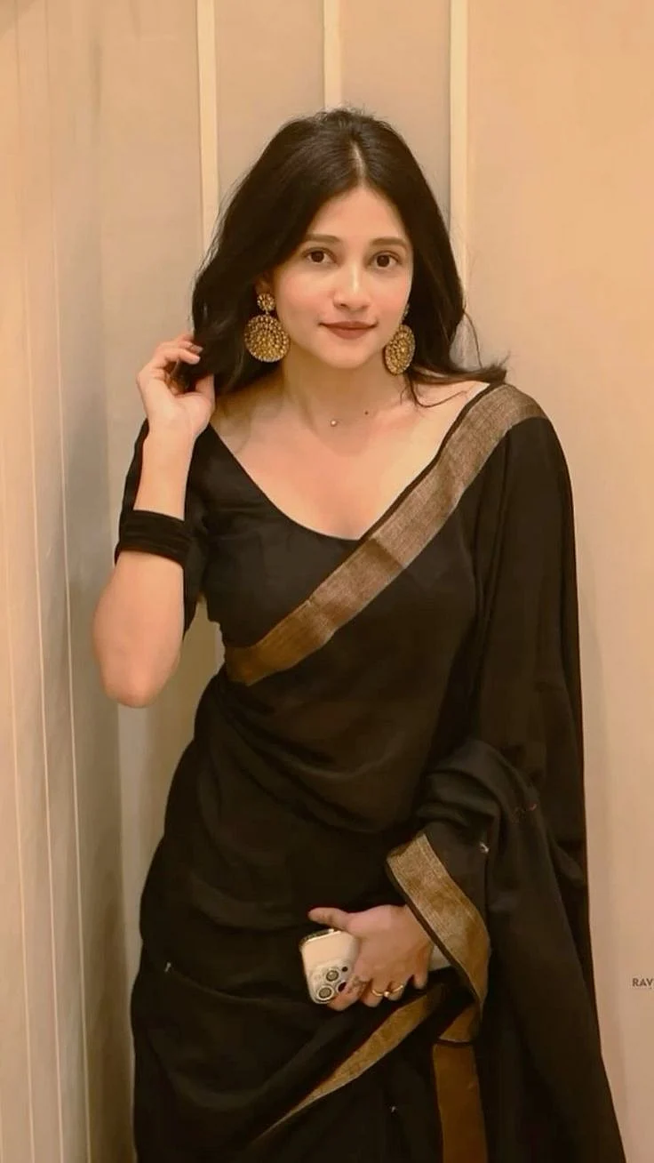Black beautiful saree