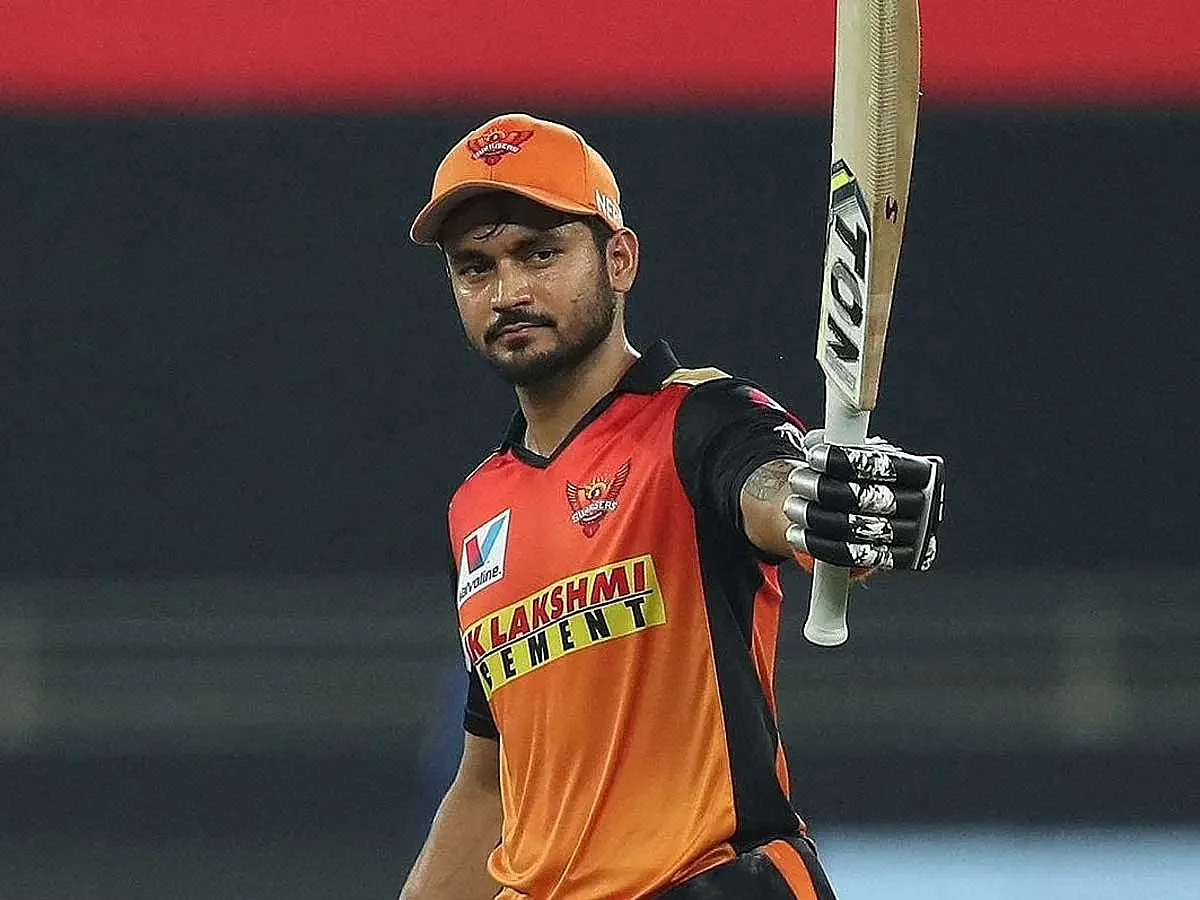 Pandey SRH BCCI IPL