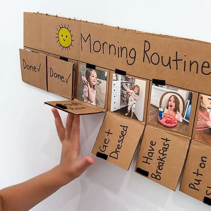 How to Make a Kid Friendly Morning Routine Chart