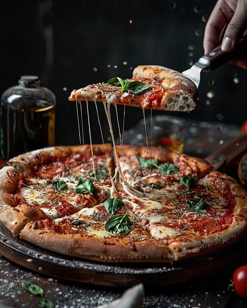 The Ultimate Diavolo Pizza Epic Galaxy Photoshoot