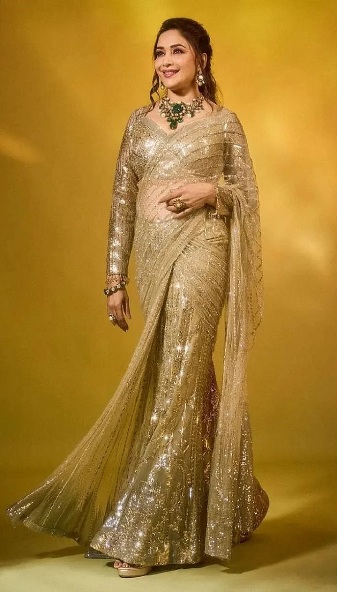 Golden Saree 1