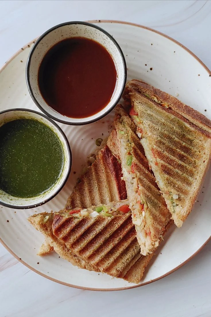 Masala Potato Sandwich