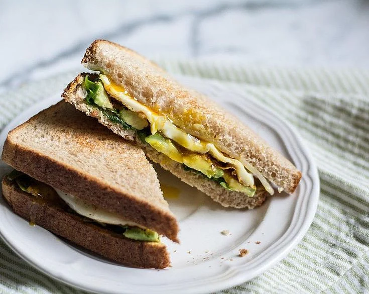 Egg and Avocado Sandwich