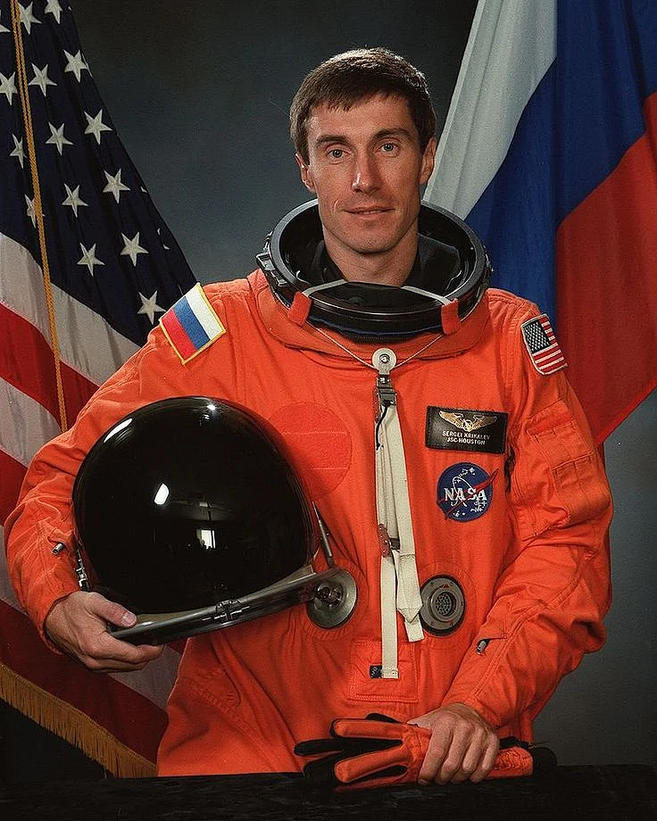 Cosmonaut Sergei Krikalev mission specialist…
