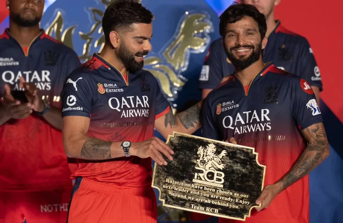 Virat Kohli with Rajat Patidar