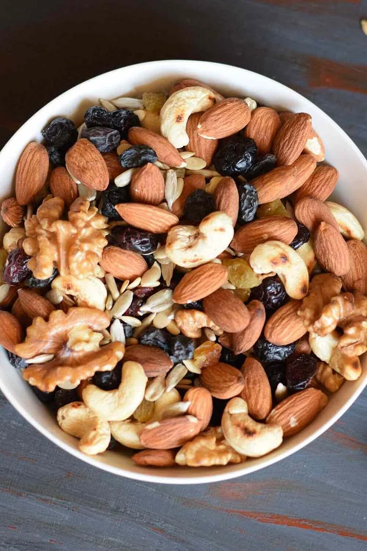 Dry fruits nuts and seeds