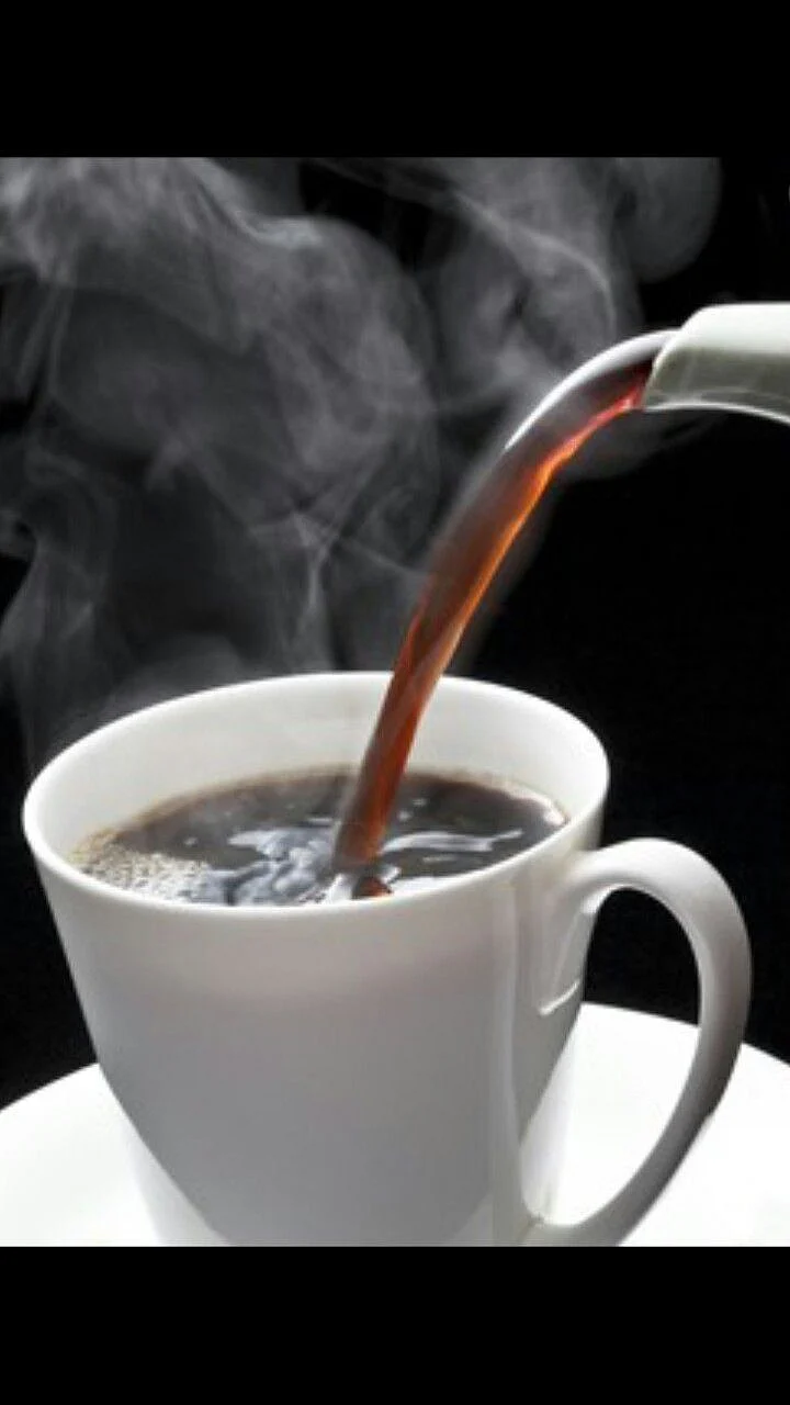 black coffee. 8