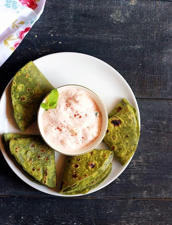 Spinach Paratha 1