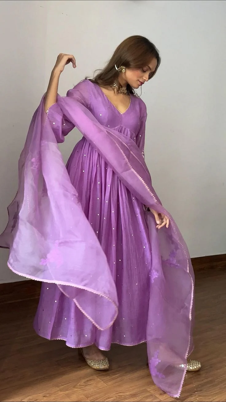 Anarkali Suit Set Styling