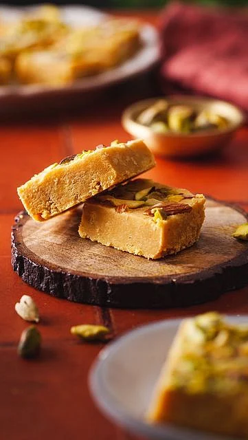 Gram flour Barfi
