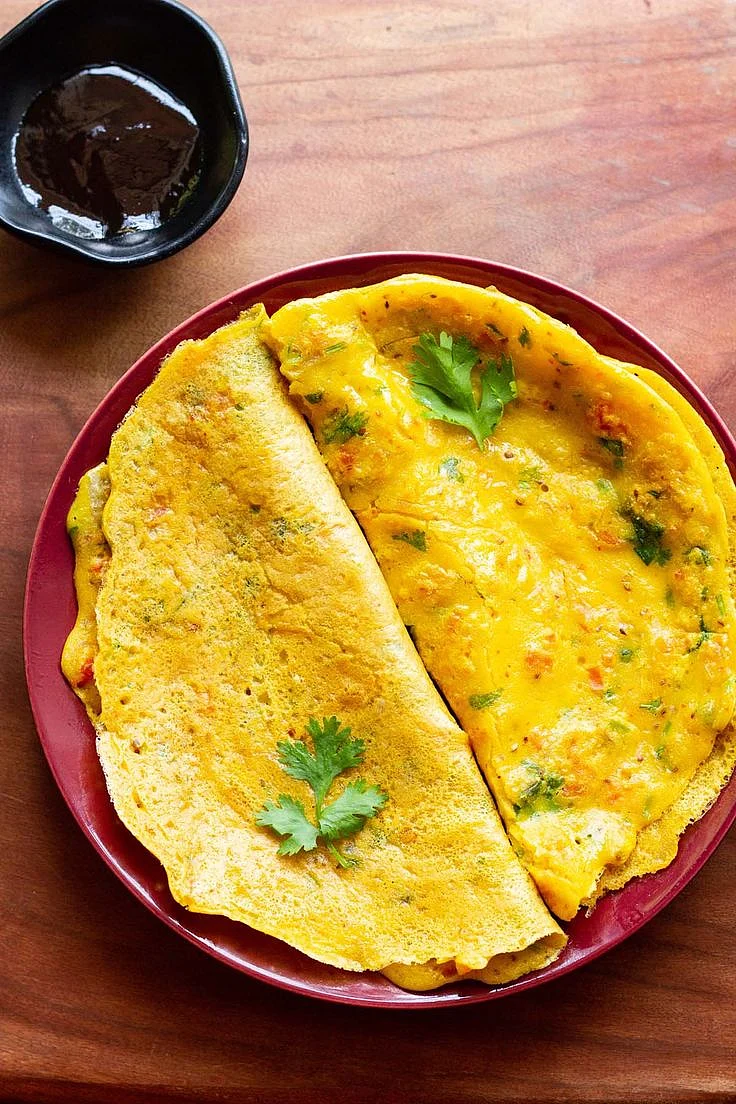 Gram flour Cheela