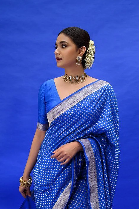 Blue Saree 9