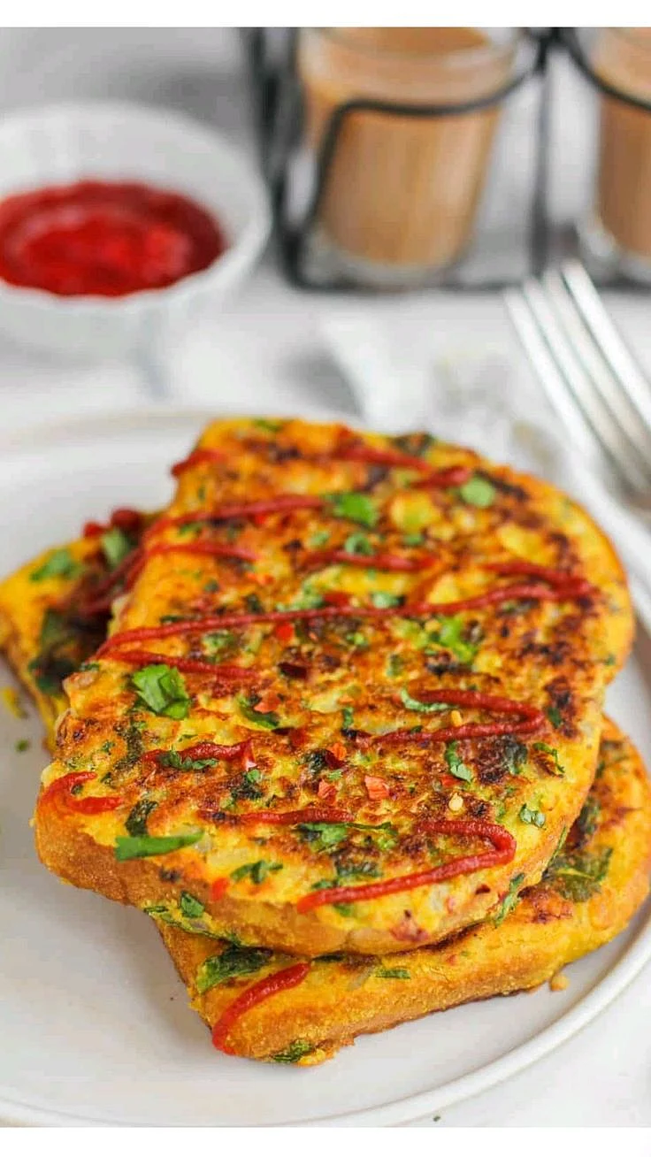 Gram flour Toast