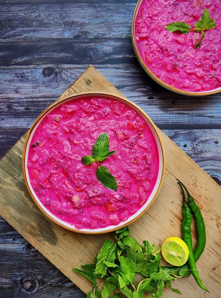 beetroot with curd