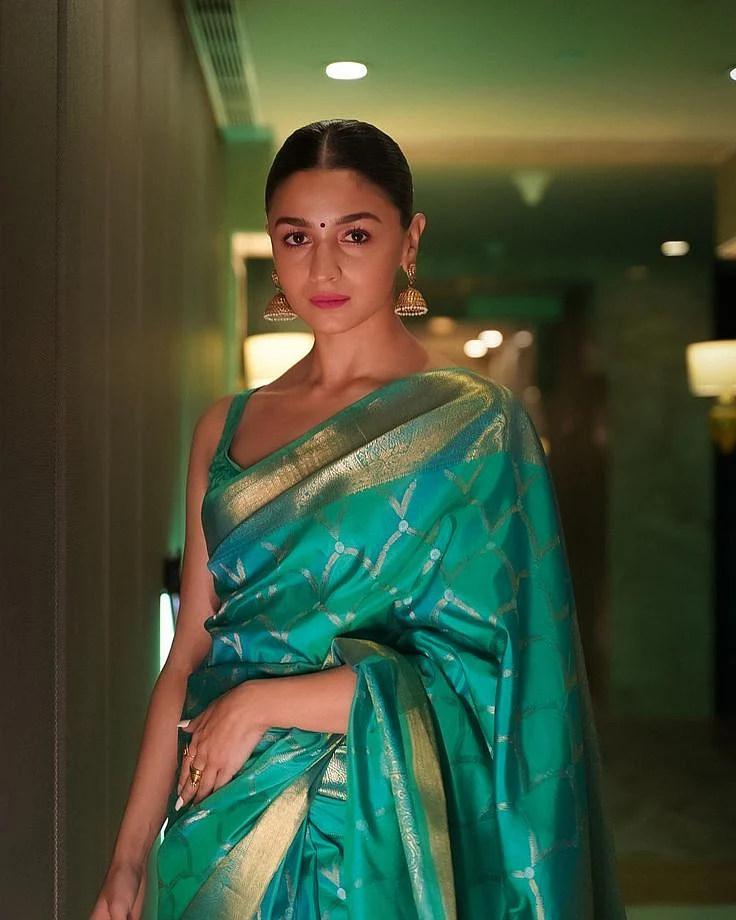 Green Saree 9