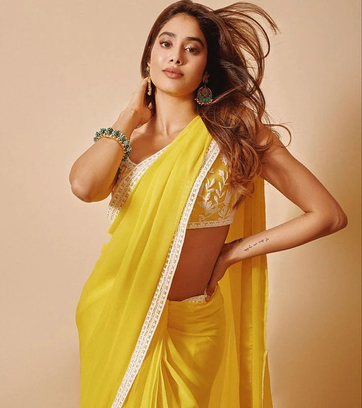 Yellow Saree 4