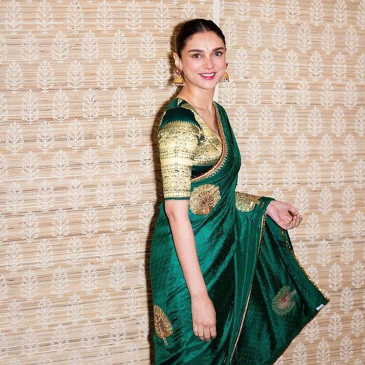 Green Saree 4