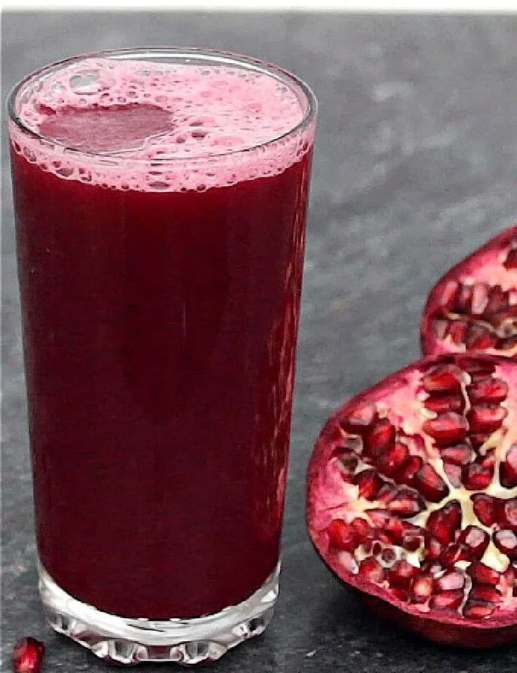 Pomegranate juice.8