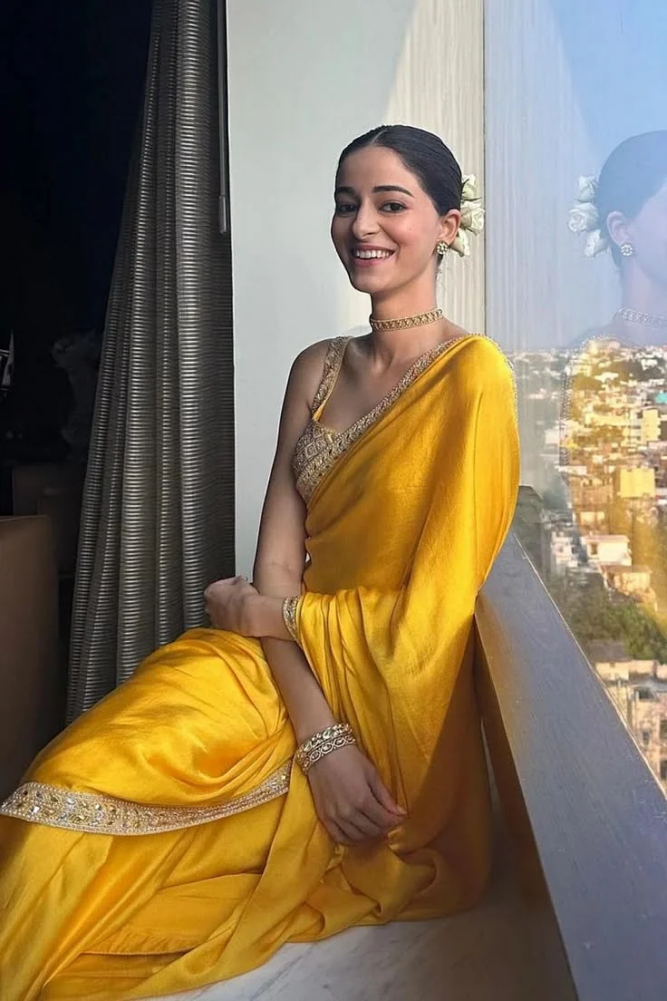 Yellow Saree6