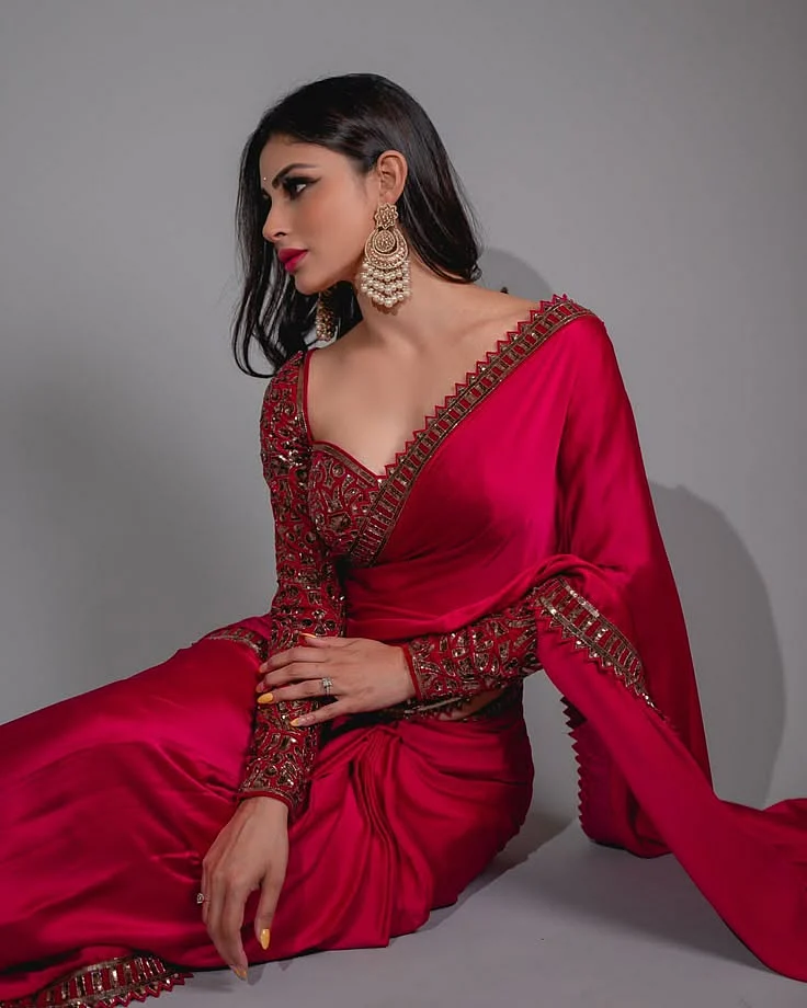 red saree 2
