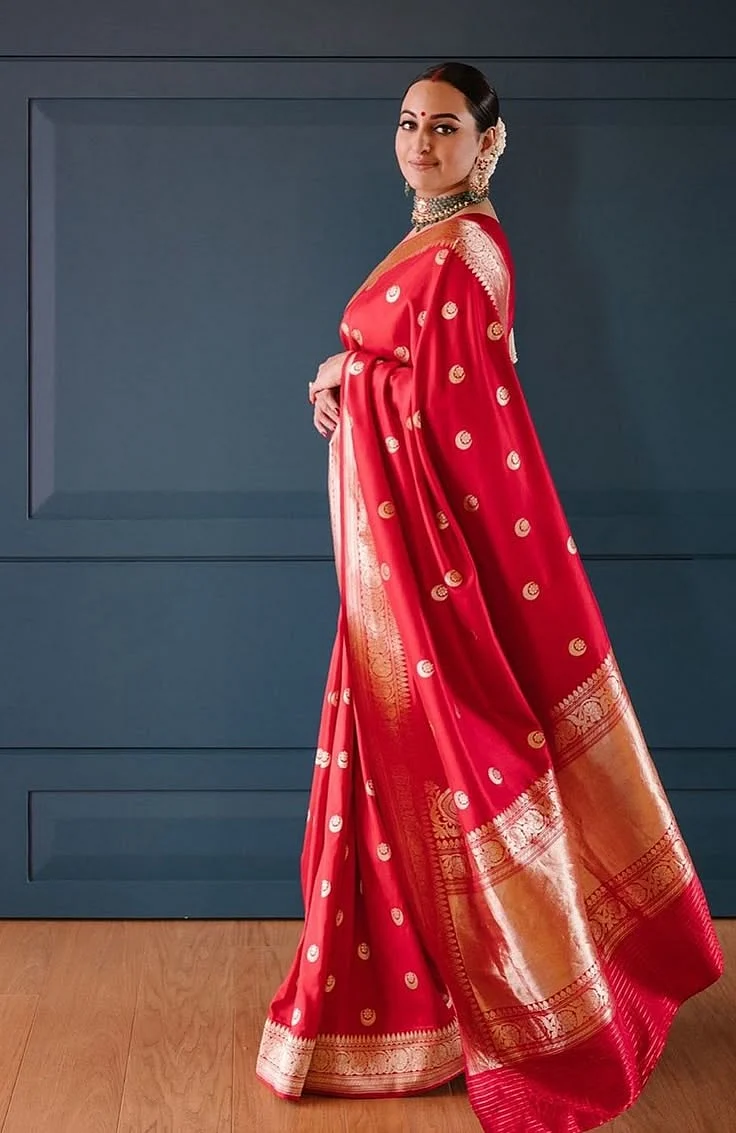 red saree 8
