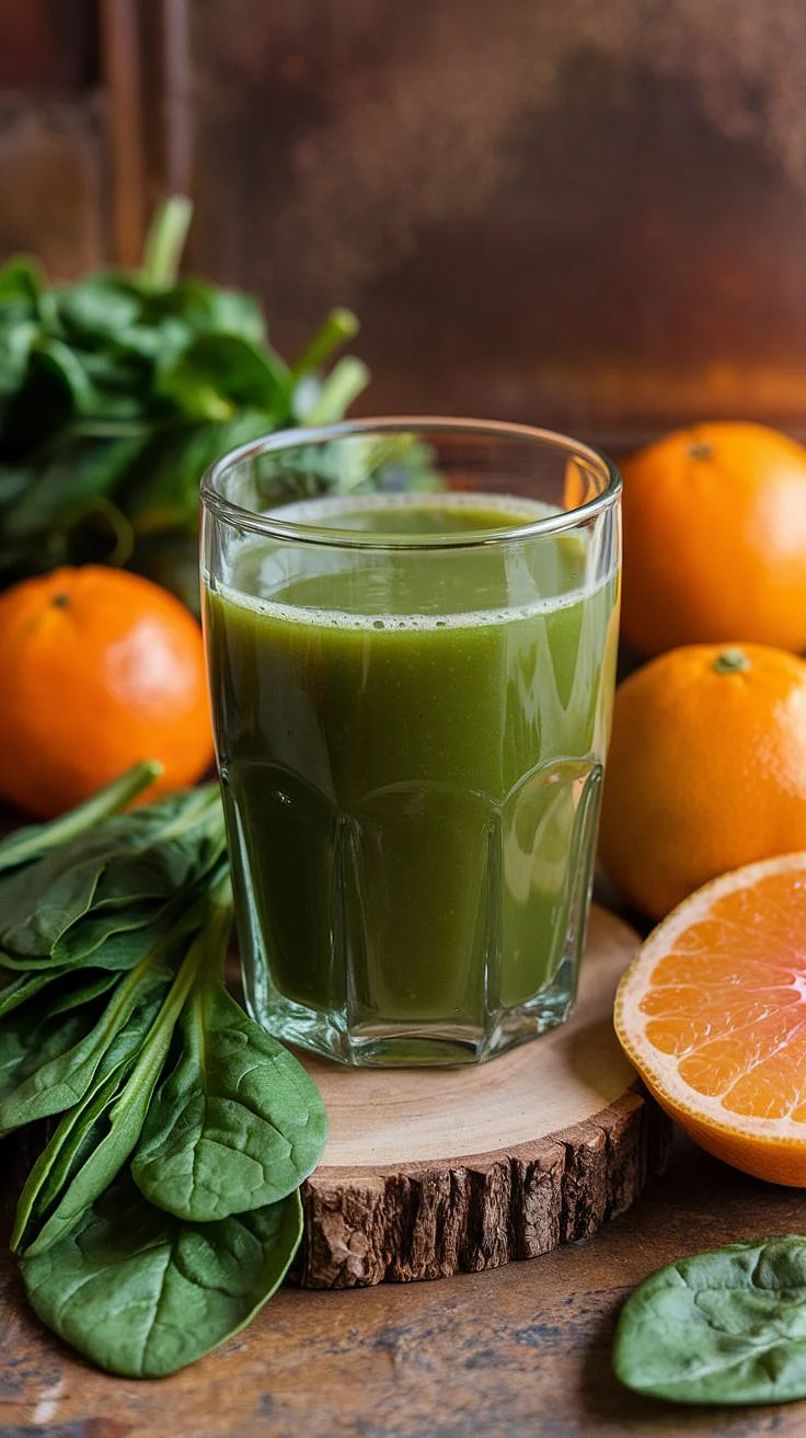 Spinach juice
