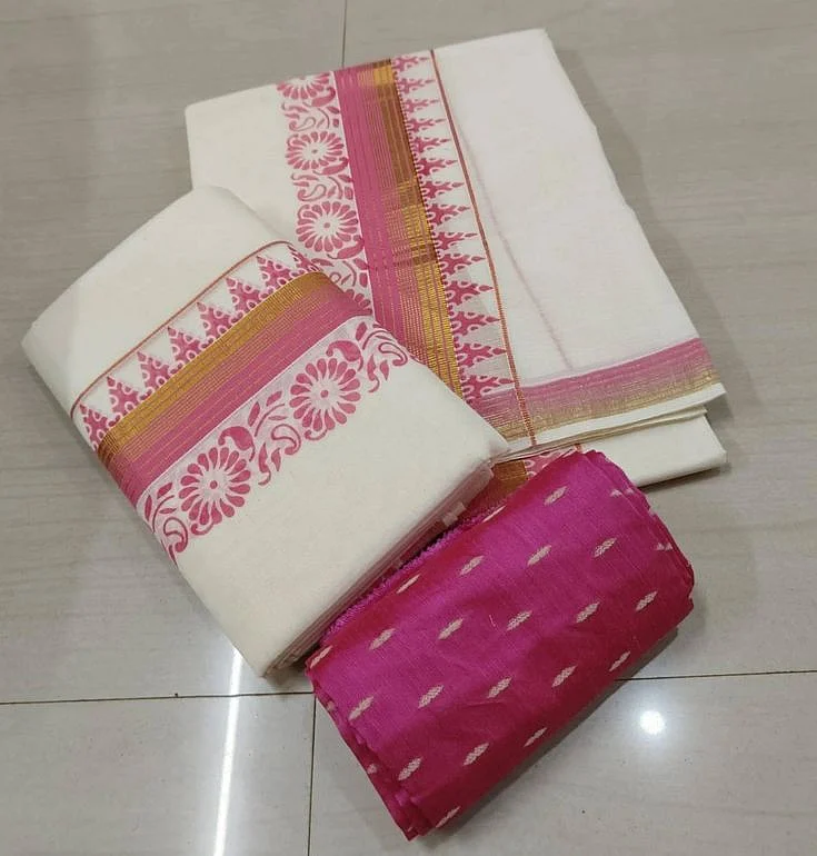 White or pink coloured clothes