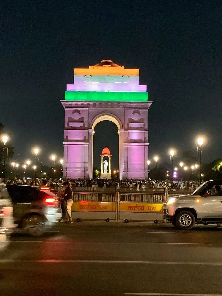 indiagate delhi nightlife view photography…