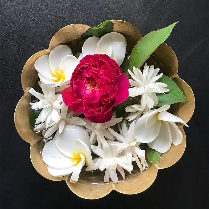 White flowers