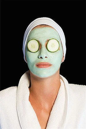 Cucumber on eyes 3