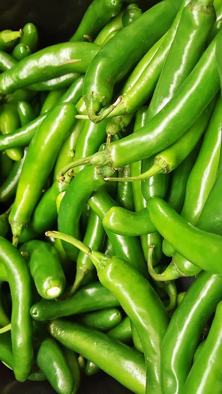 green chillies. 3