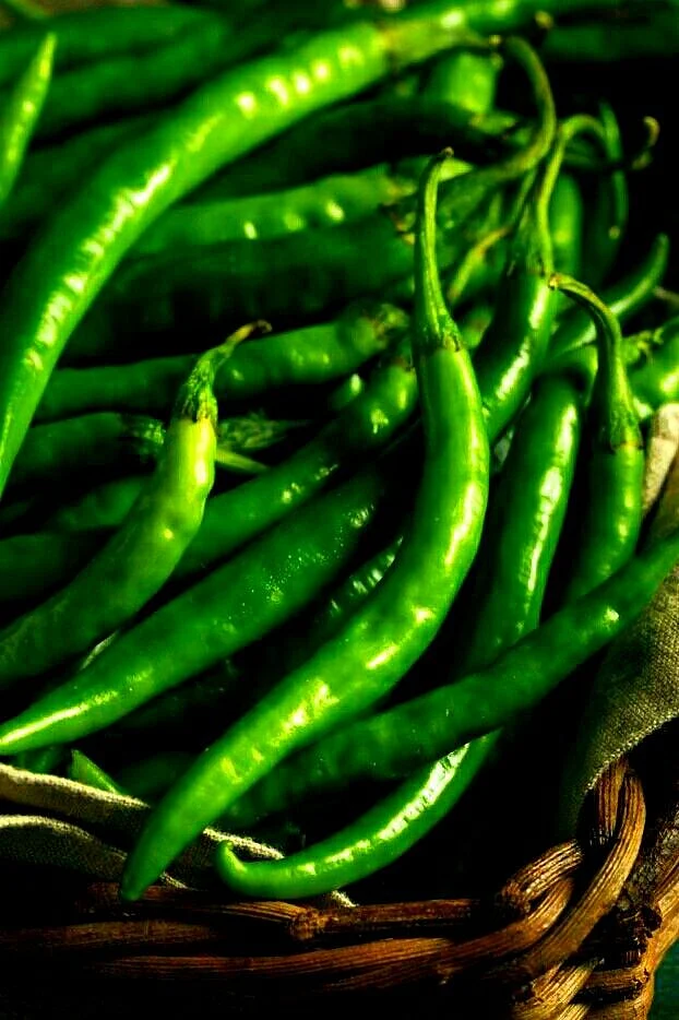 green chillies. 2