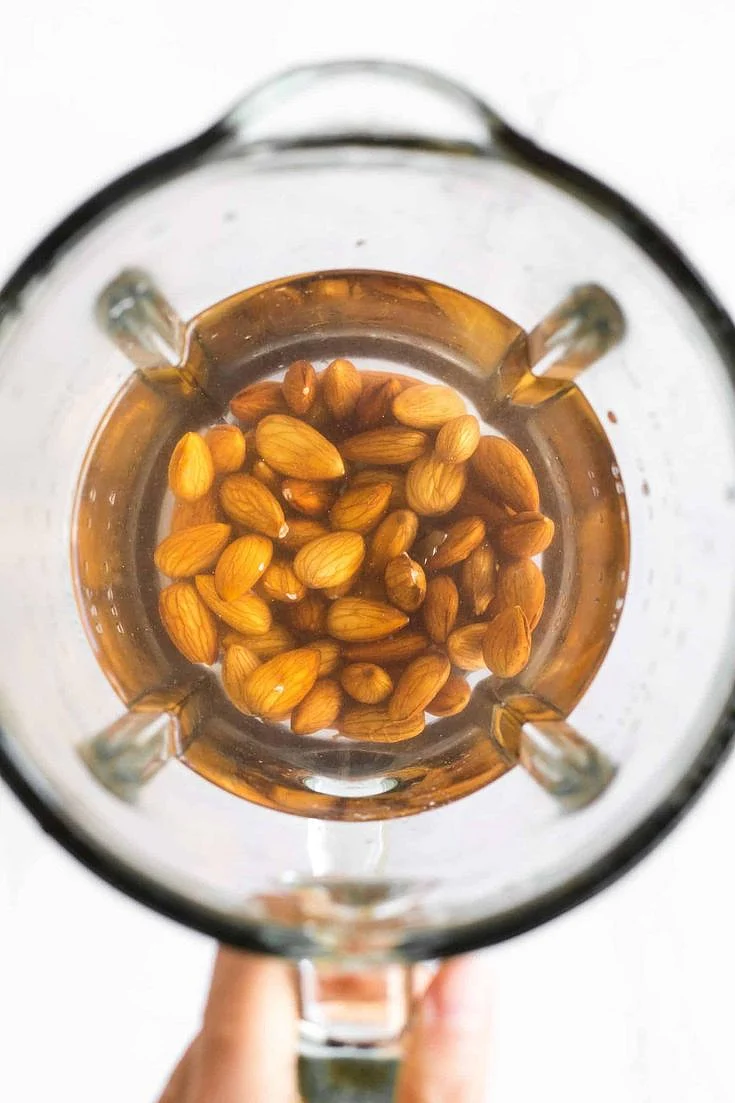 soaked almonds. 6
