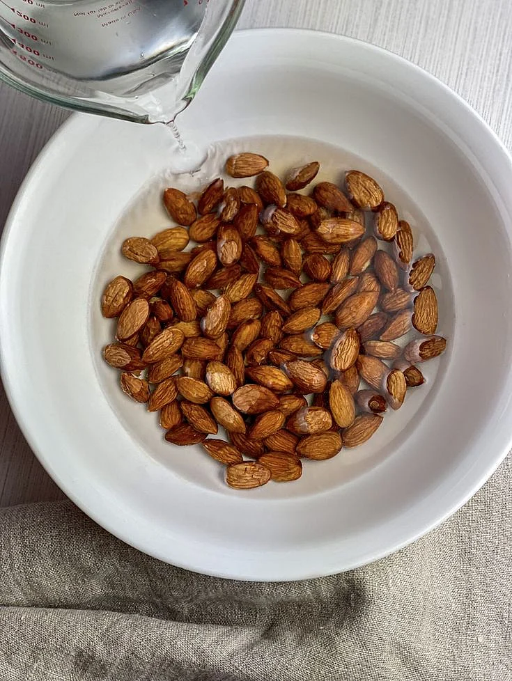 soaked almonds. 8