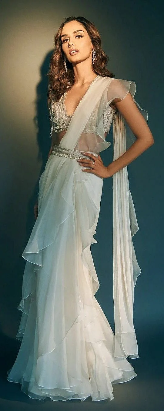 Ruffle Saree 6