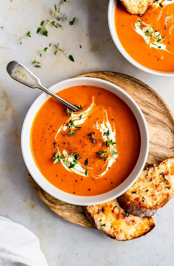 Tomato soup. 8