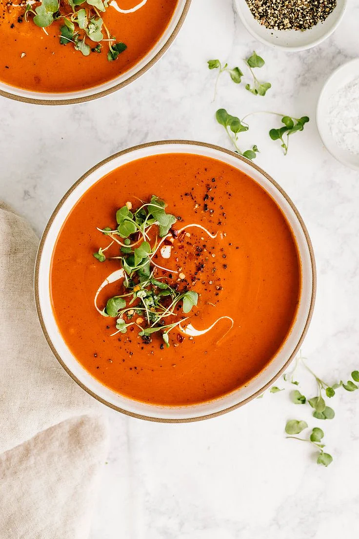Tomato soup. 4