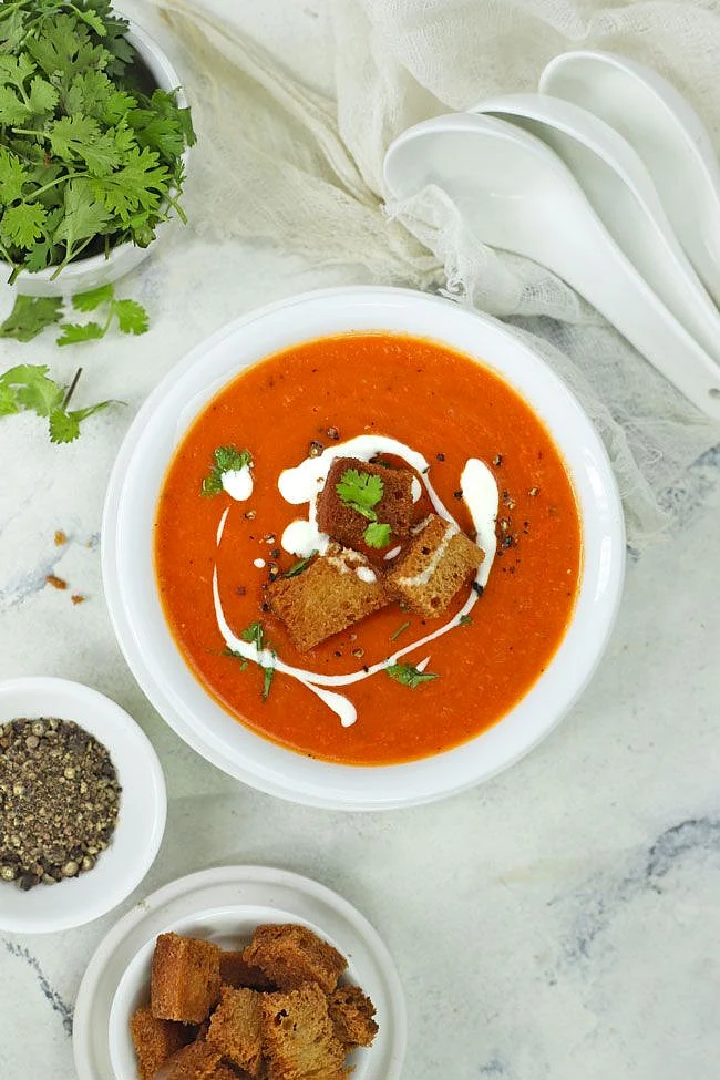 Tomato soup. 1